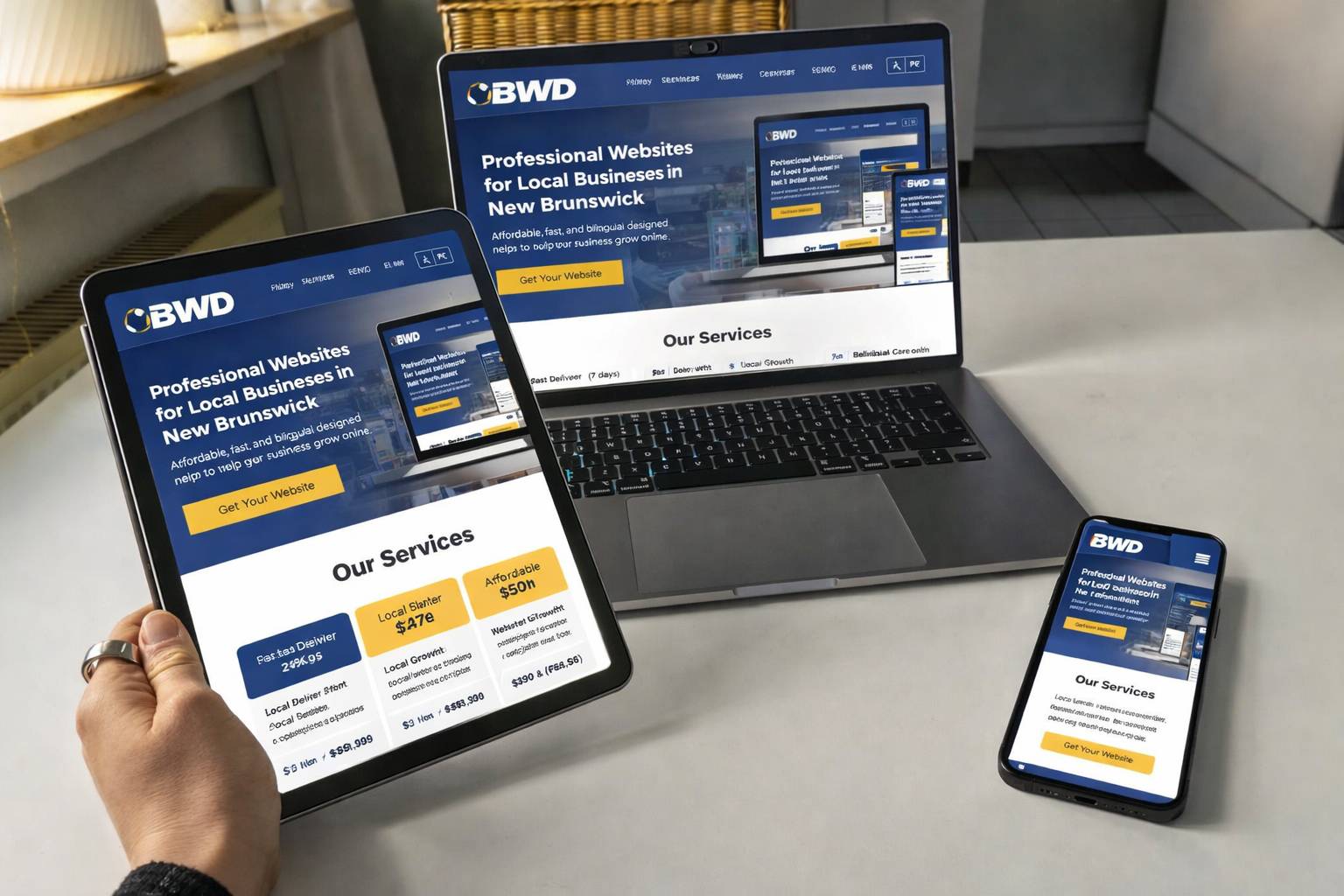 Website Design Mockup